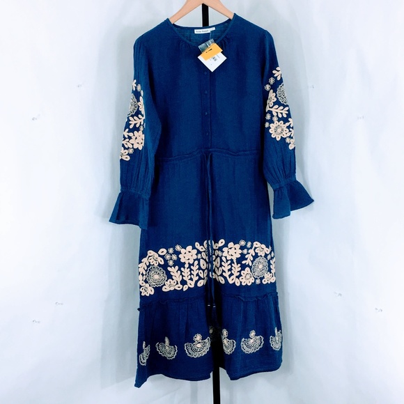 NWT - Roller Rabbit Margoa Peasant Dress - Picture 2 of 13